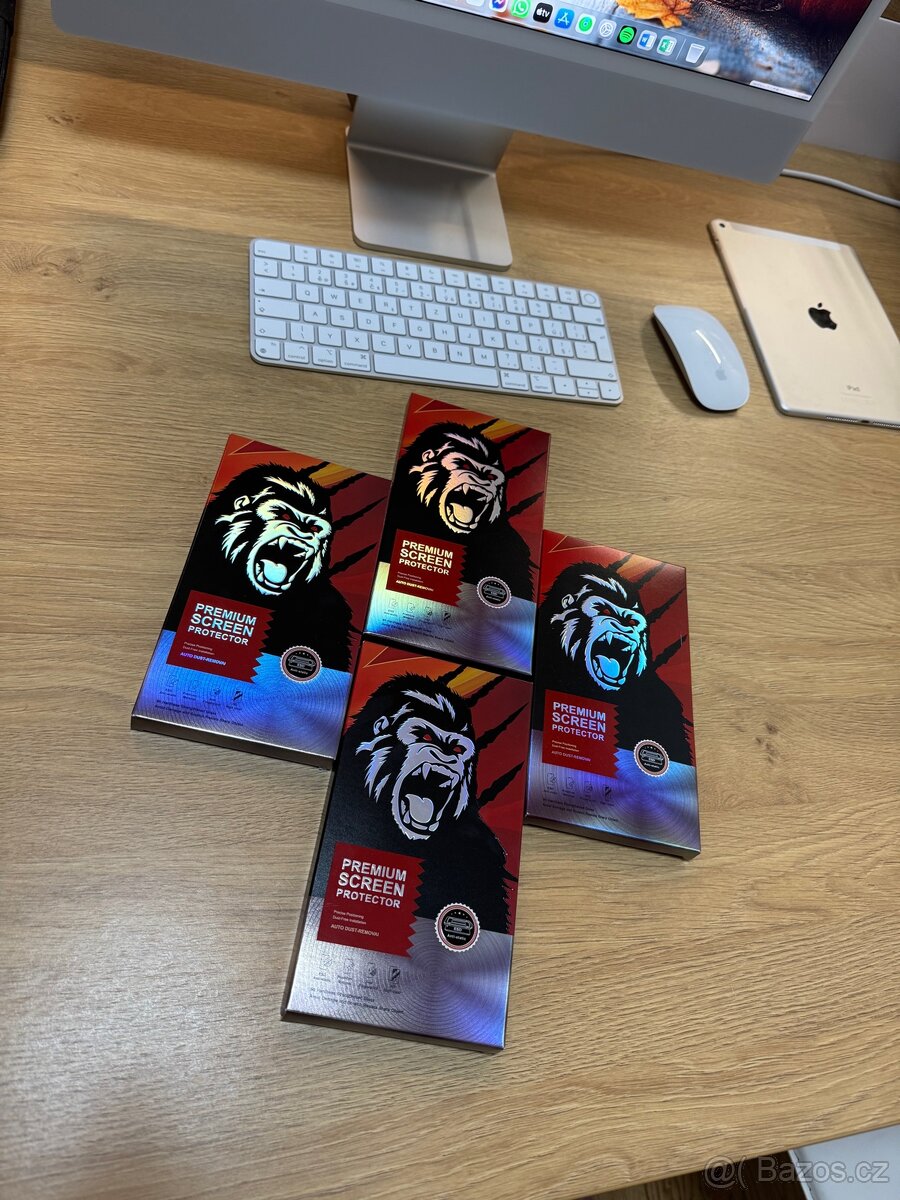 Iphone 15 PRO Premium screen protector s aplikátorem