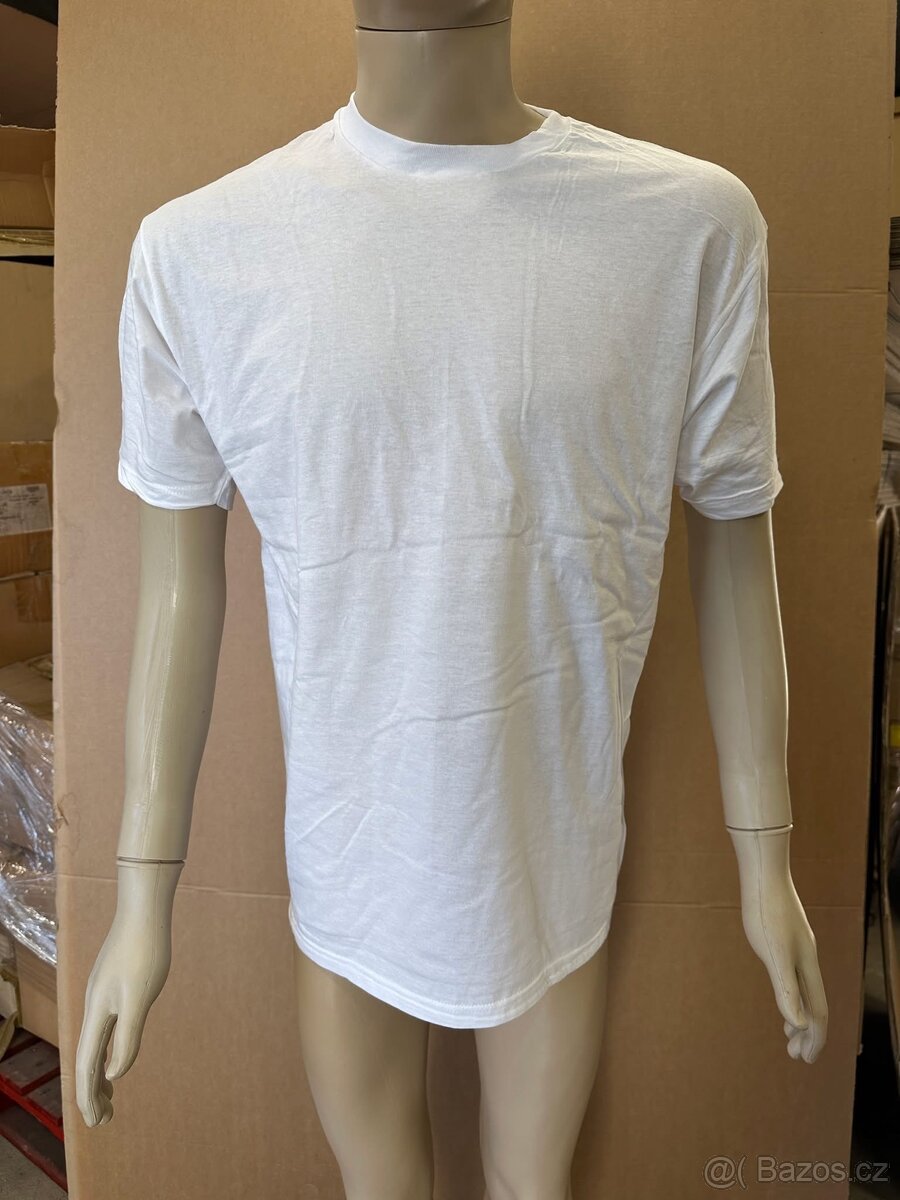 Panská / dětská trička 100% bavlna - likvidační ceny