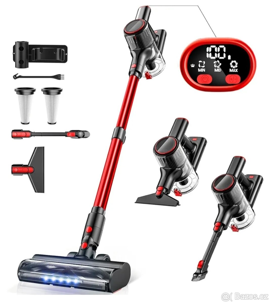 Bezdrátový ruční tyčový vysavač