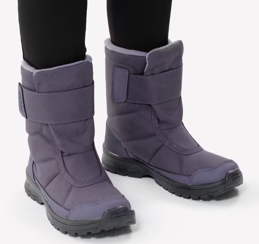 Dětské zimní boty, sněhule SH 100 Decathlon VEL 30 fialové