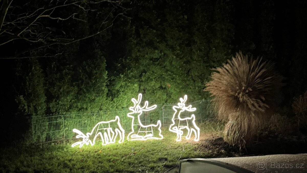 VÁNOCE LED OSVĚTLENÍ DEKORACE SOB-JELEN