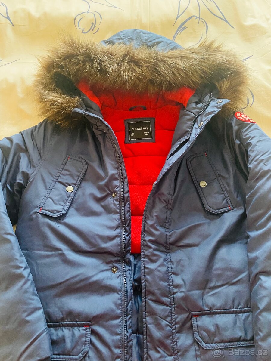 NOVÁ bunda Terranova, vel 165cm, 14+