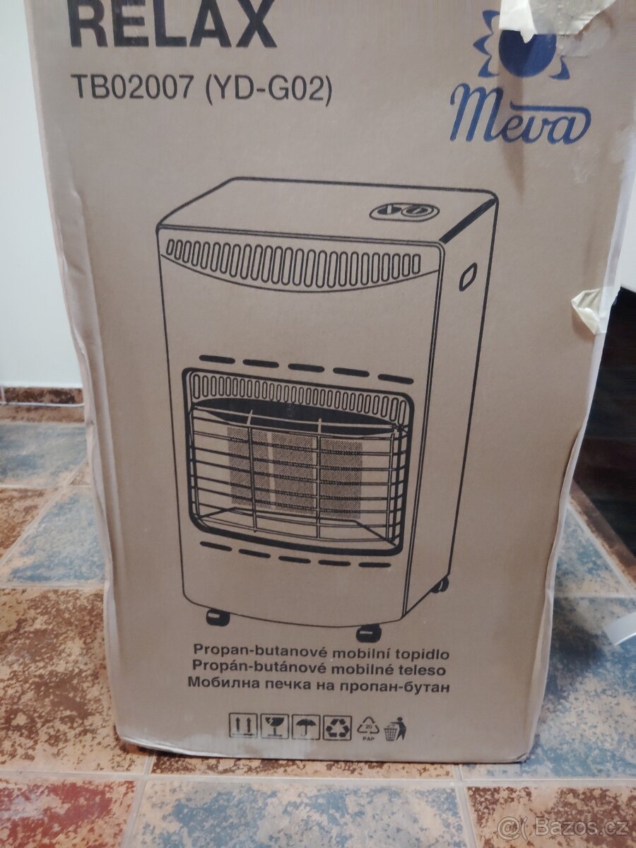 Plynové kamna na kolečkách