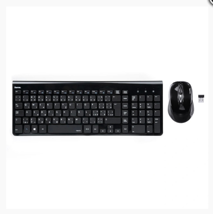Bezdrátová klávesnice s myší