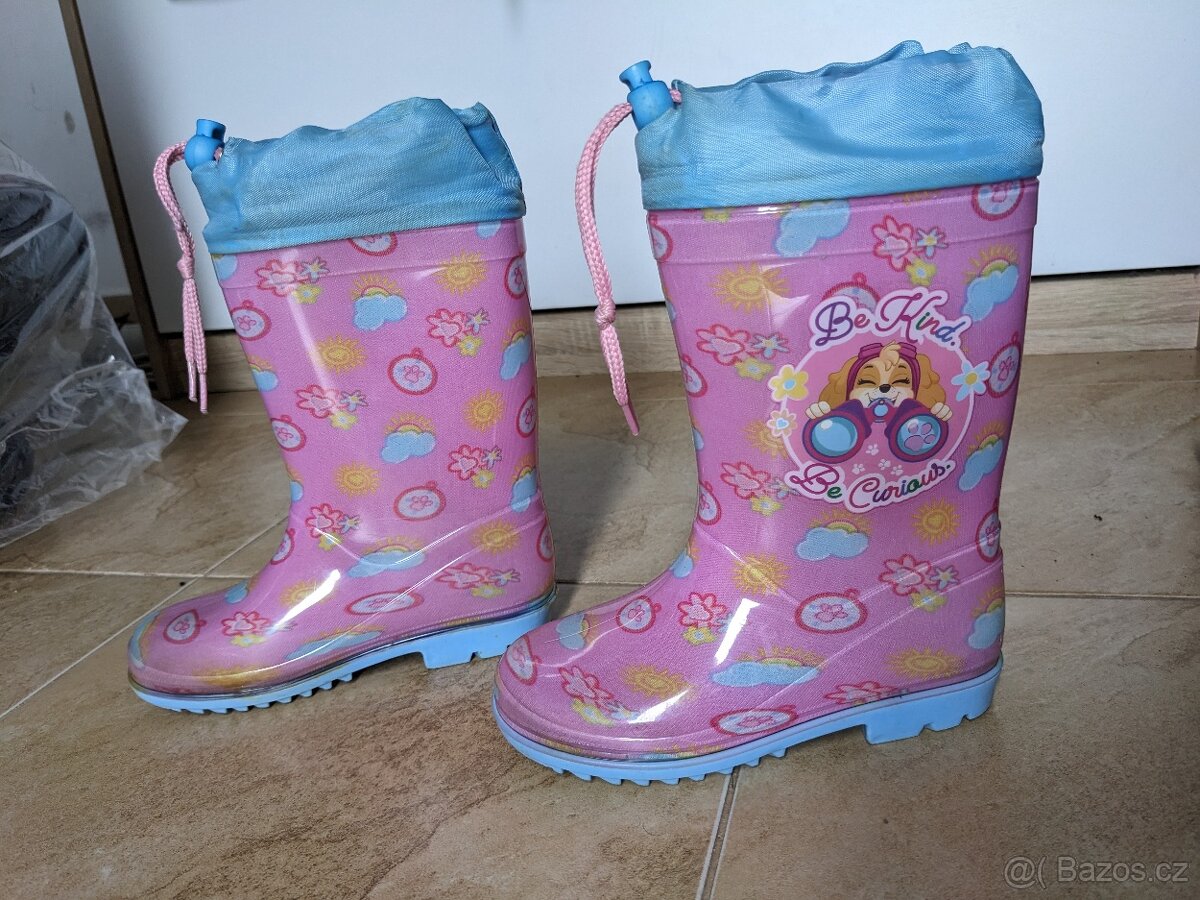 Dívčí gumáky Tlapákova patrola vel. 27
