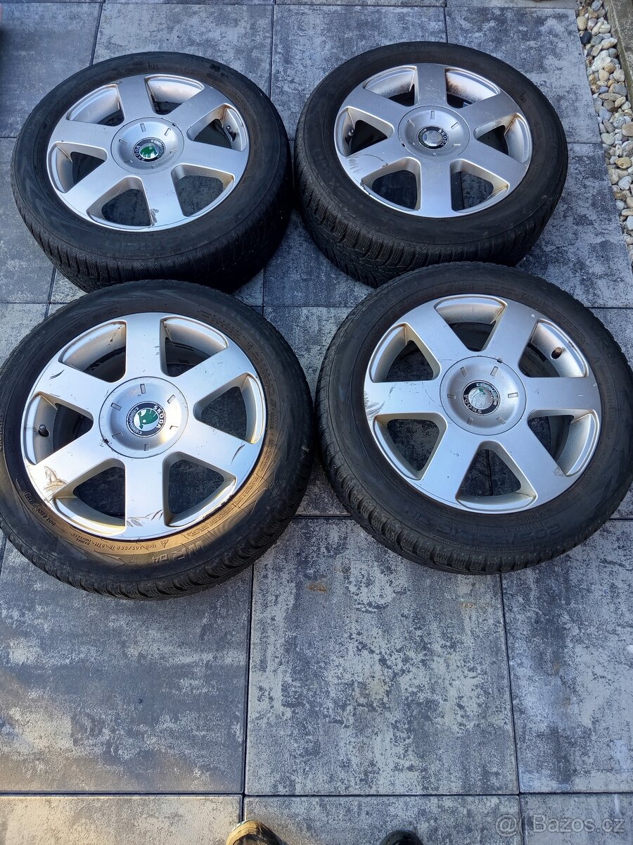 Originál Škoda Alu kola 5x112r16