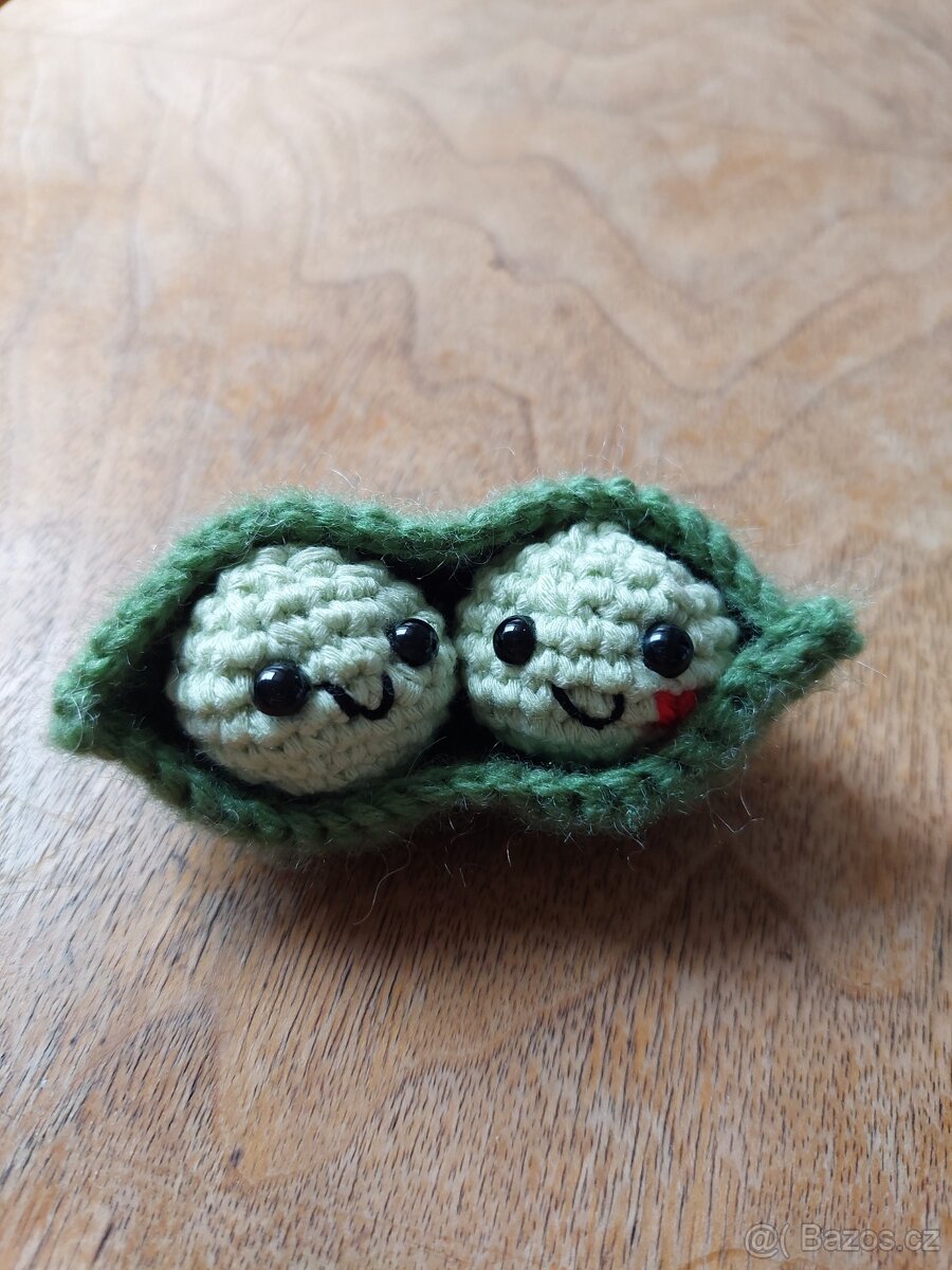 Hrášky - háčkovaná hračka 🧶