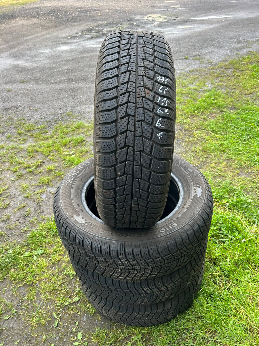 4ks zimní pneu Gislaved 195/65/15