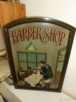 Barber schop-reklamní tabule