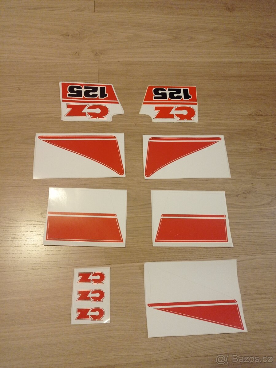 ČZ 125/519 samolepky