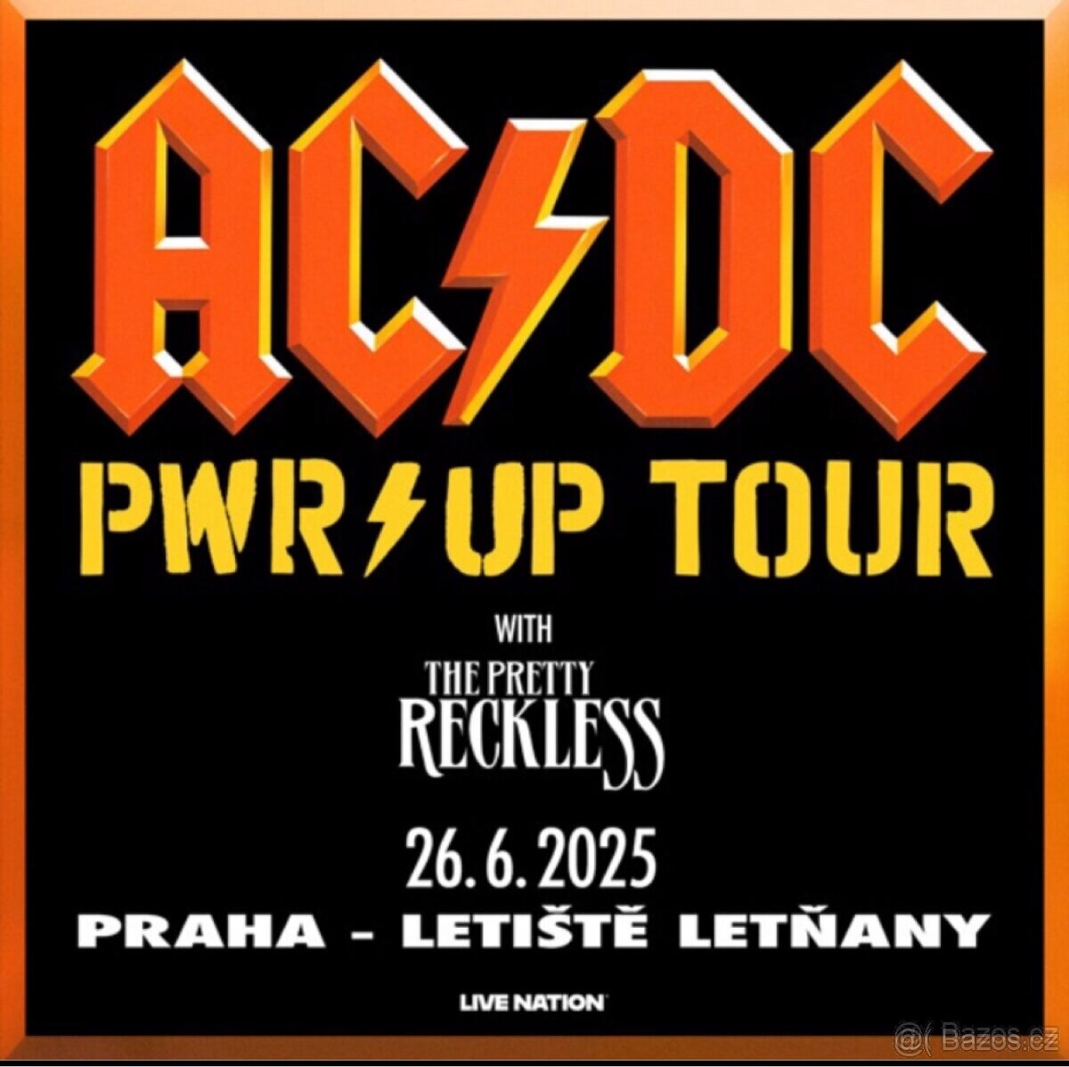 Prodám lístek na AC/DC