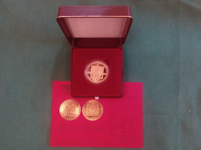 Zlatá pamětní mince 10.000Kč Kostantin a Metoděj proof