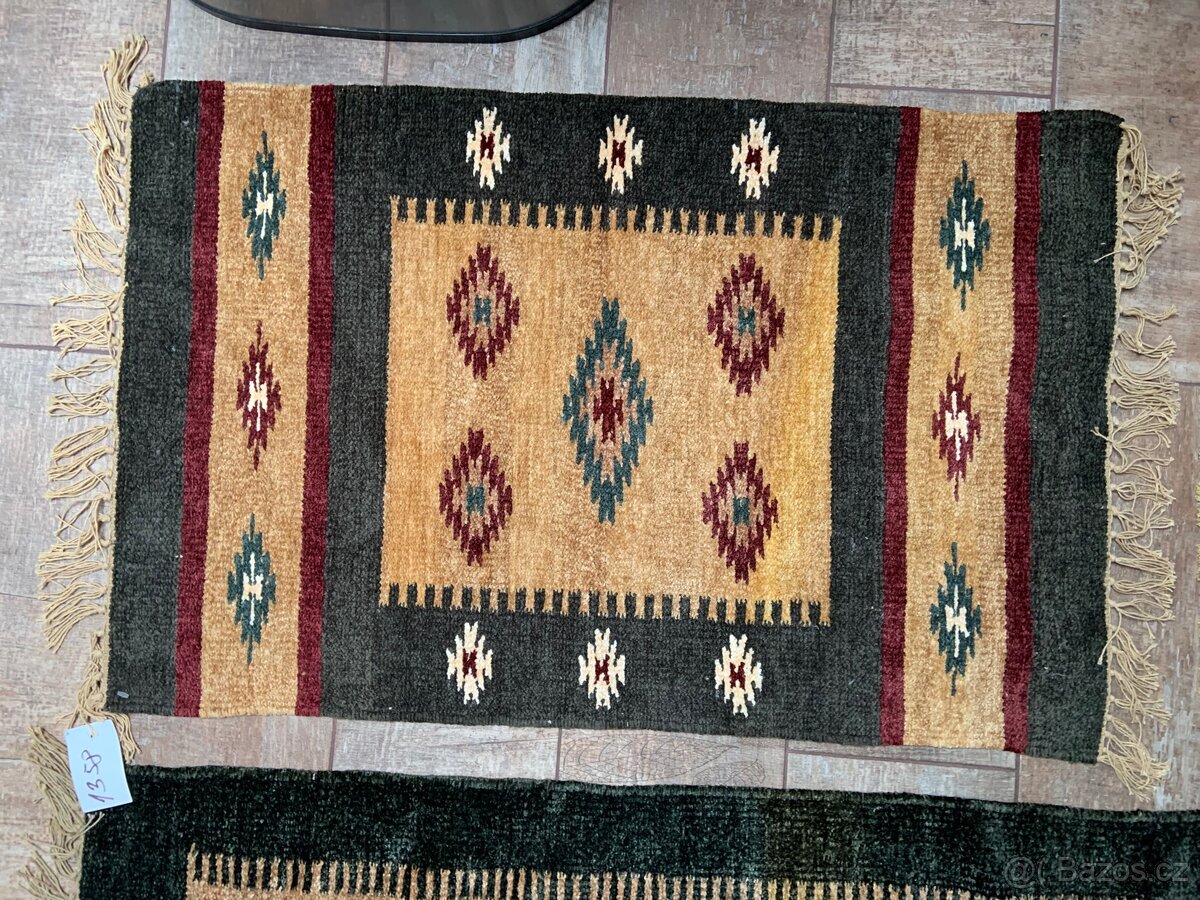 Koberce vlněné nepoužité KILIM ,103x59,73x59