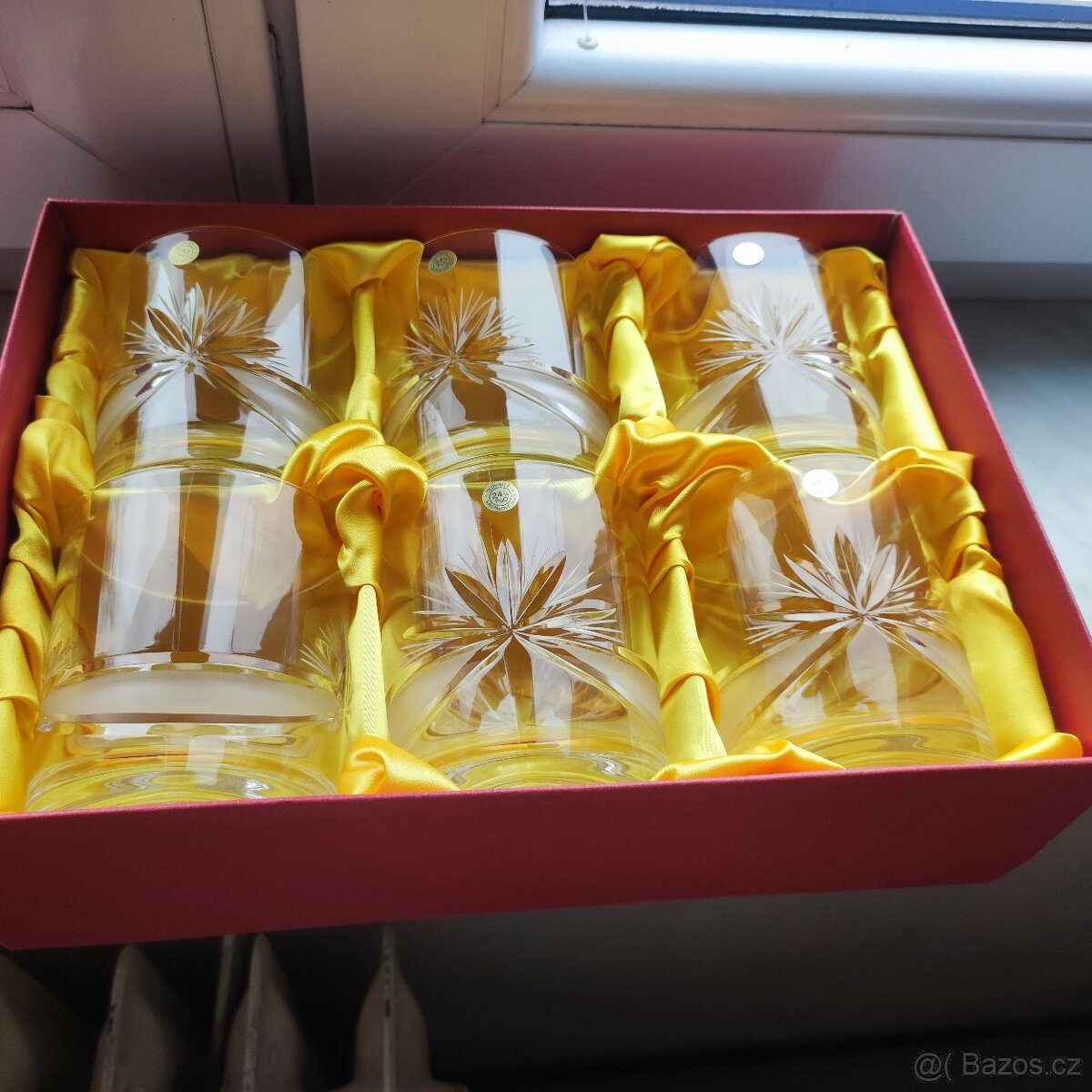 ceasar crystal čirý křišťál sklenicr