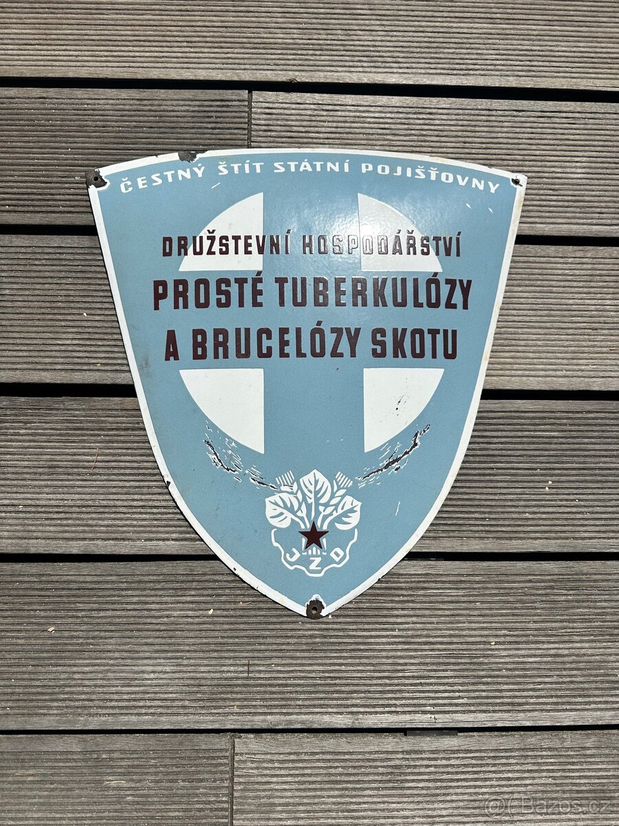 Prodám smaltovanou ceduli
