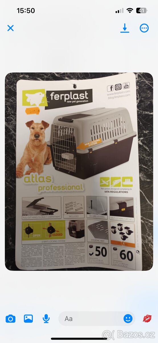 Přepravka pro psa Ferplast