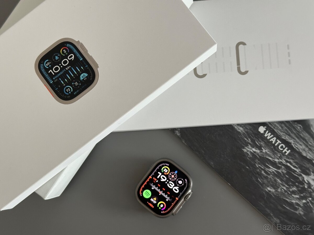 Apple Watch Ultra 2 + Ocean White band