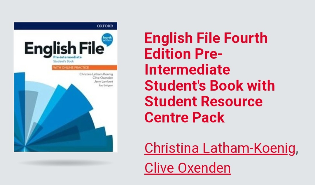 English File Fourth Edition Student's Book NOVÁ