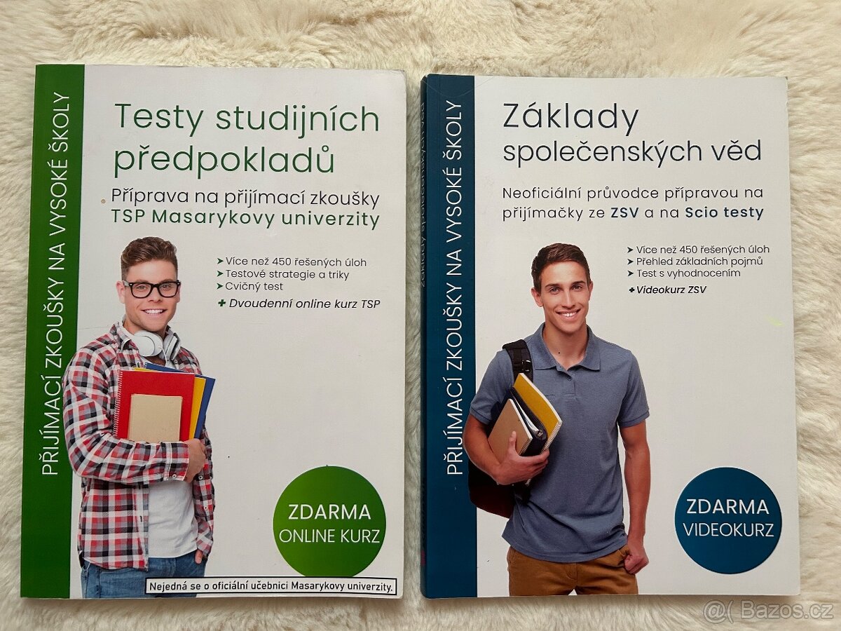 To nove knihy Scio na přijímačky na VŠ