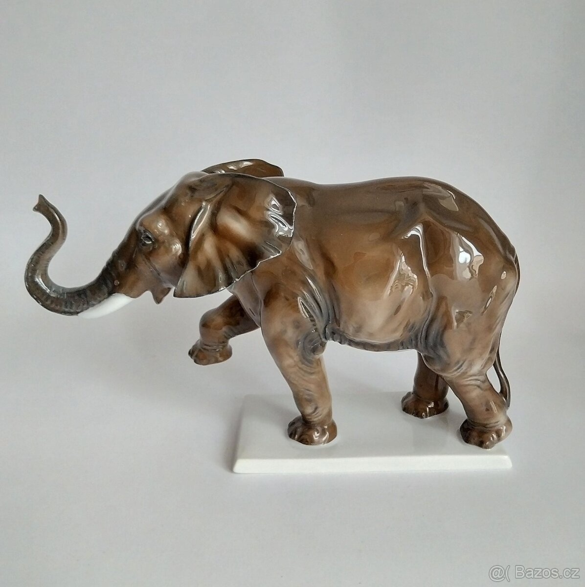 Velká porcelánová figura slona - ROSENTHAL
