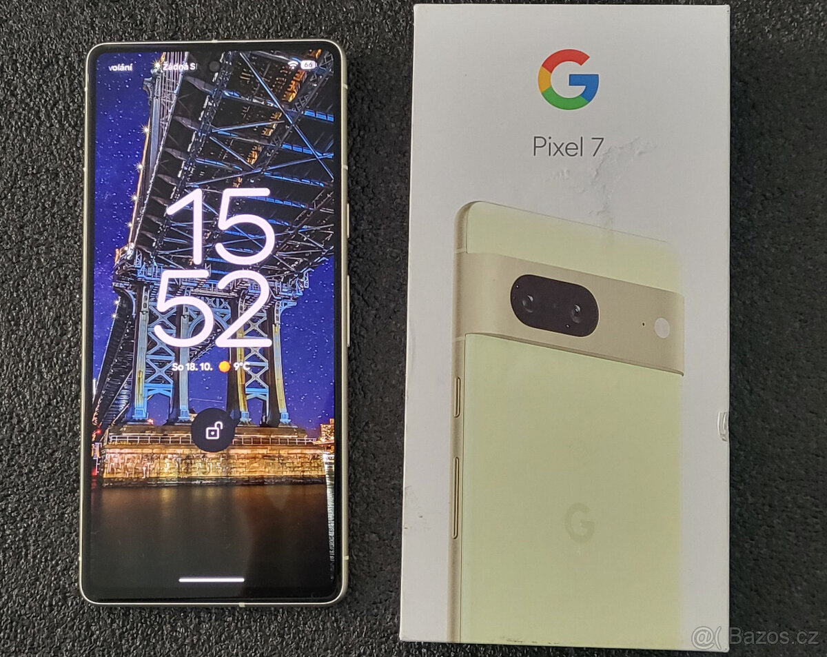 Google Pixel 7 (Android 16 + příslušenství)