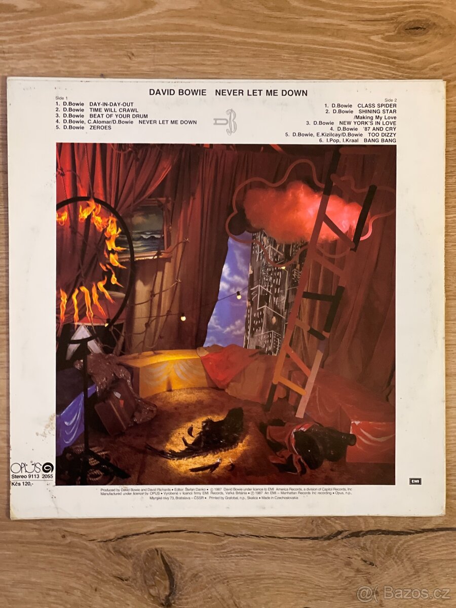 David Bowie - Never Let Me Down - LP / Vinyl