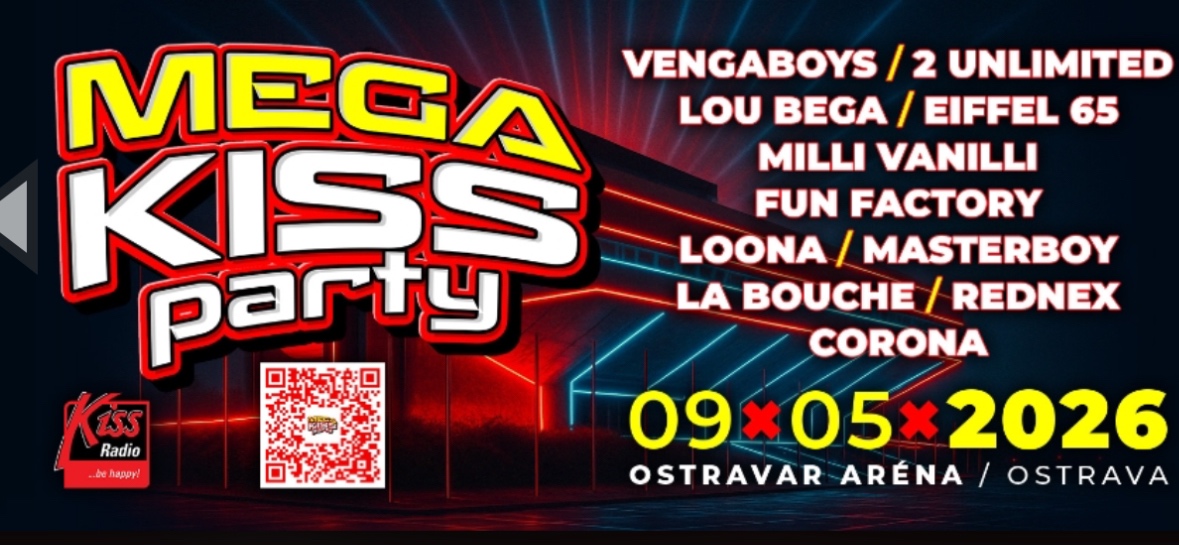 4 vstup. Mega KISS Party Ostrava Aréna (1ks/1500Kč)