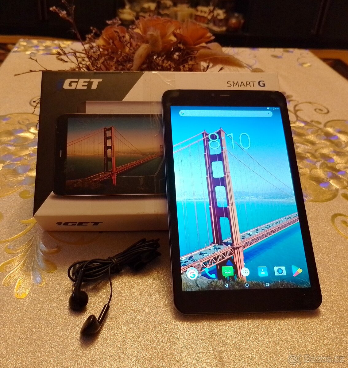 Pěkný Tablet dotykový display 20cm, rychlý, 4-jádrový proces