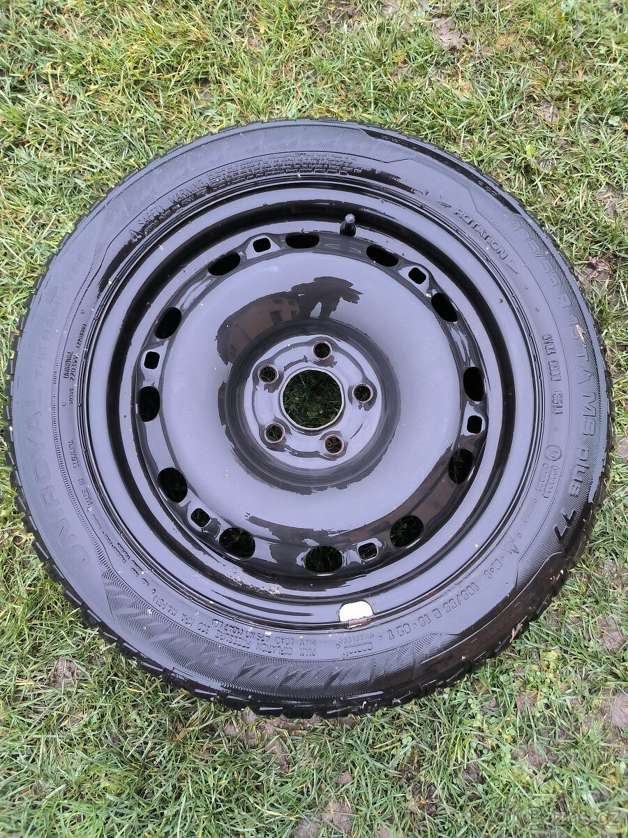 1 kolo Rezerva ŠKODA, VW 15´,5x100, 185/55/15