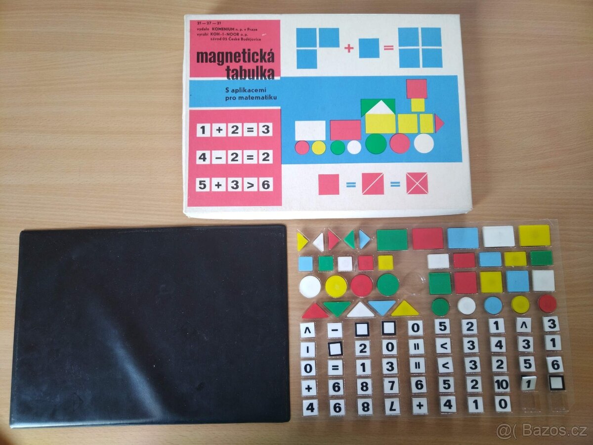 Retro magnetická tabulka matematika (KOH-I-NOOR)