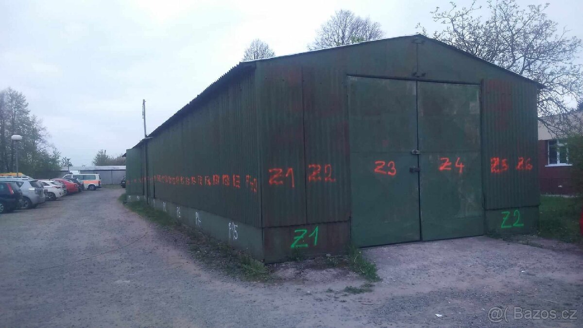 Plechová hala 186m2, 31x6m