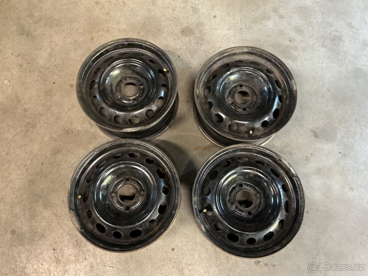 Peugeot - Citroen - plechové disky vel. 15 6,5x15 ET 27