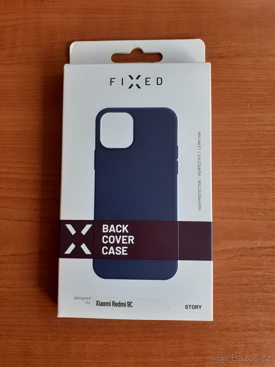 NOVÉ FIXED Story silikonový kryt Xiaomi Redmi 9C modrý