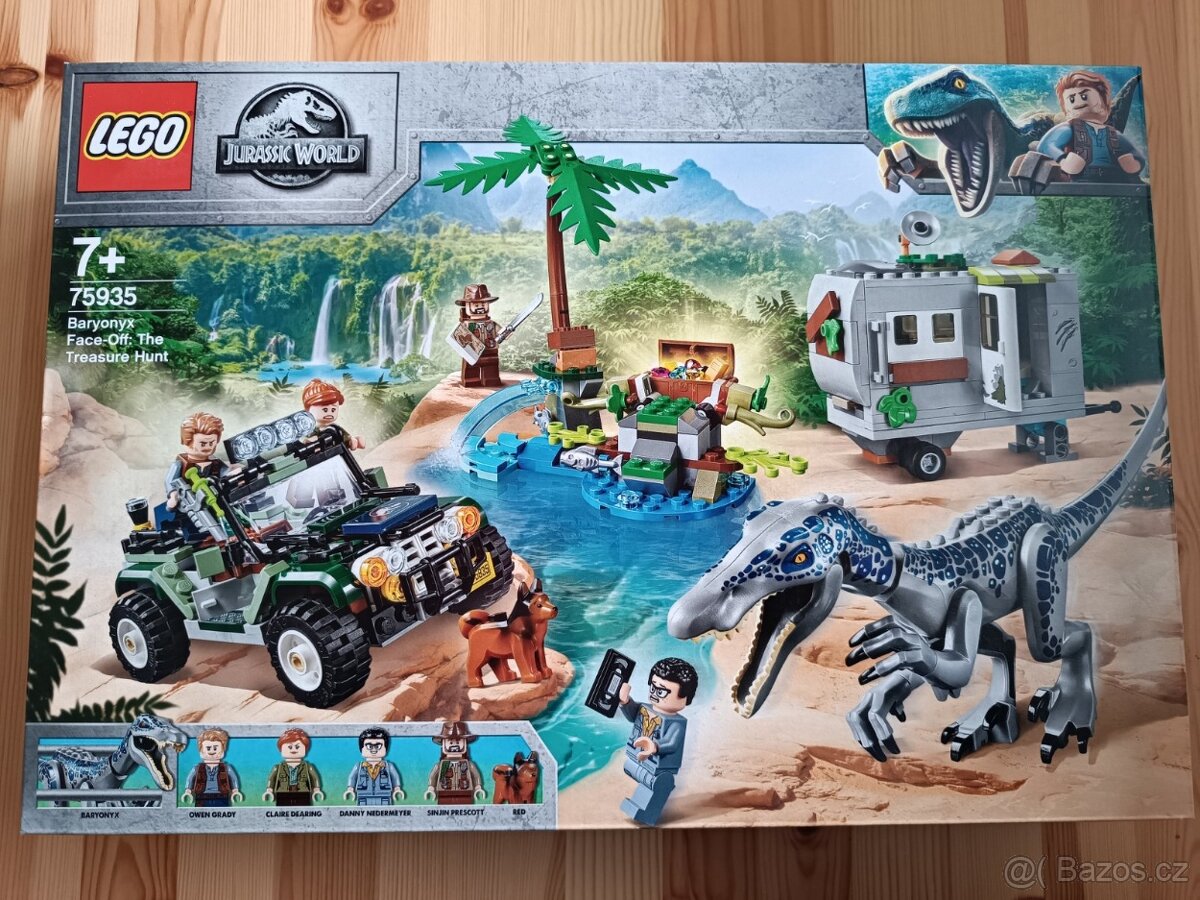 ☘️ LEGO JURSKÝ SVĚT 75935 Setkání s Baryonyxem: Hon za ...