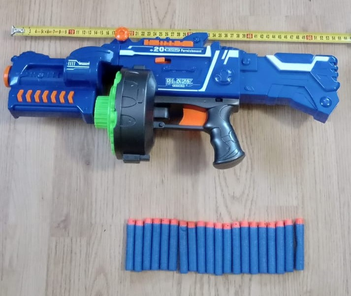 nerf kulomet