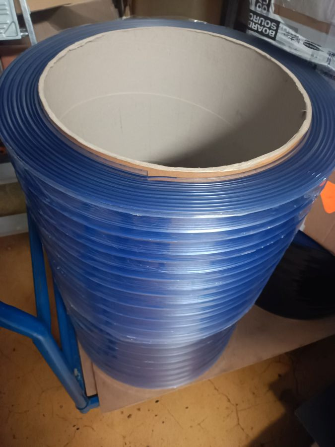 PVC fólie, rozměr 400x4mm pro lamelové clony