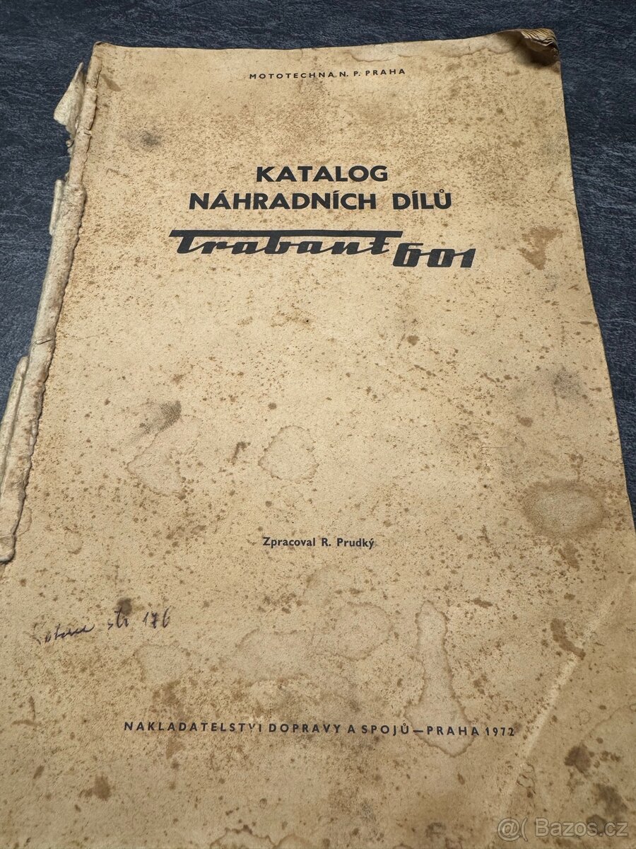 Trabant katalog náhradních dílů