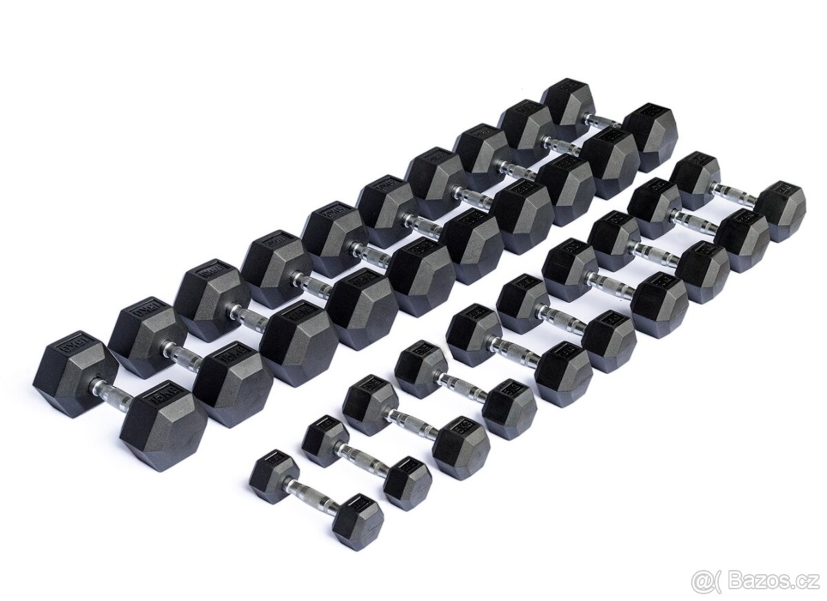 Sada jednoručních činek HEXA 2,5-40 kg