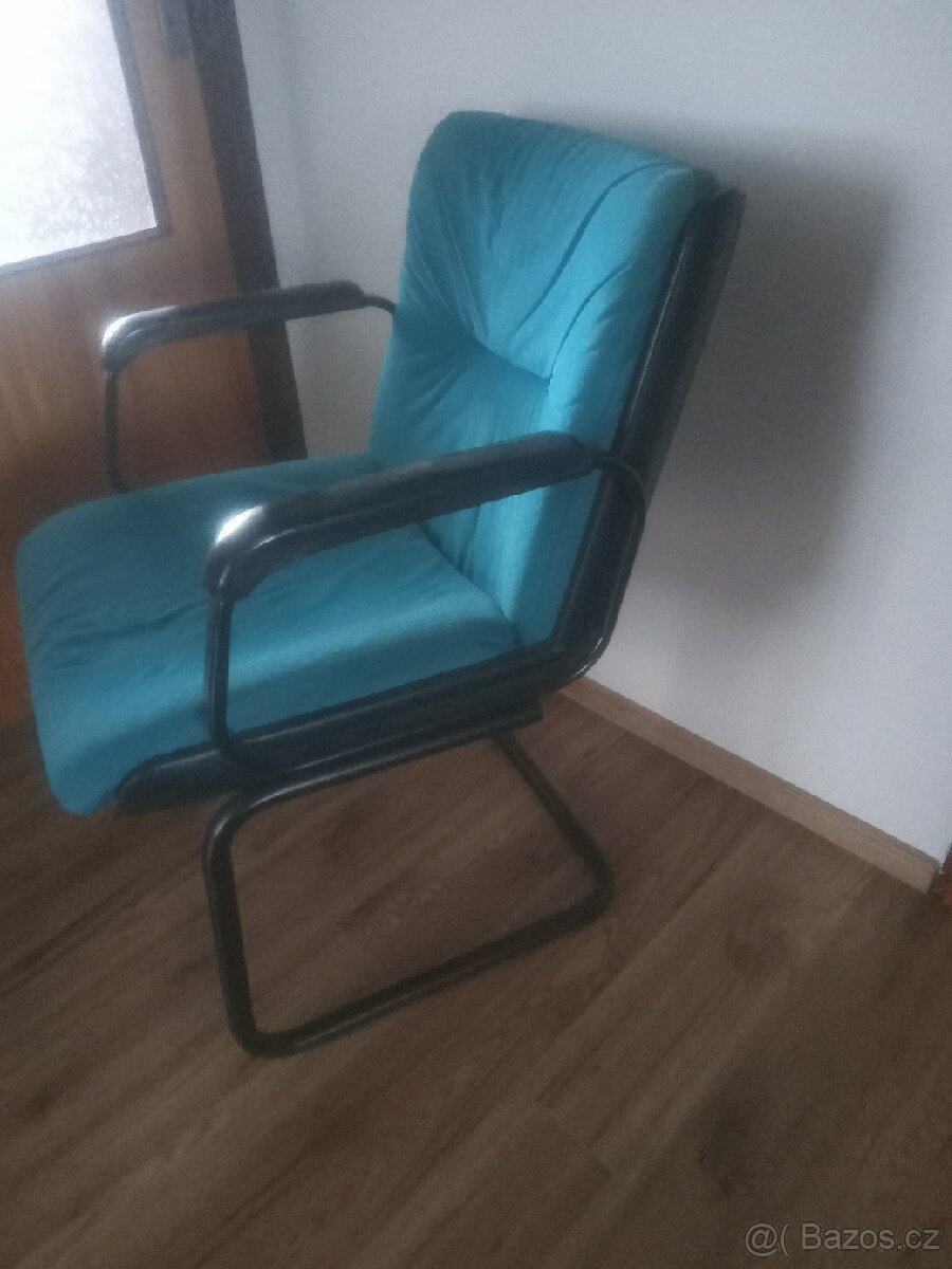 Trubková židle - pohupovaci, jak nová