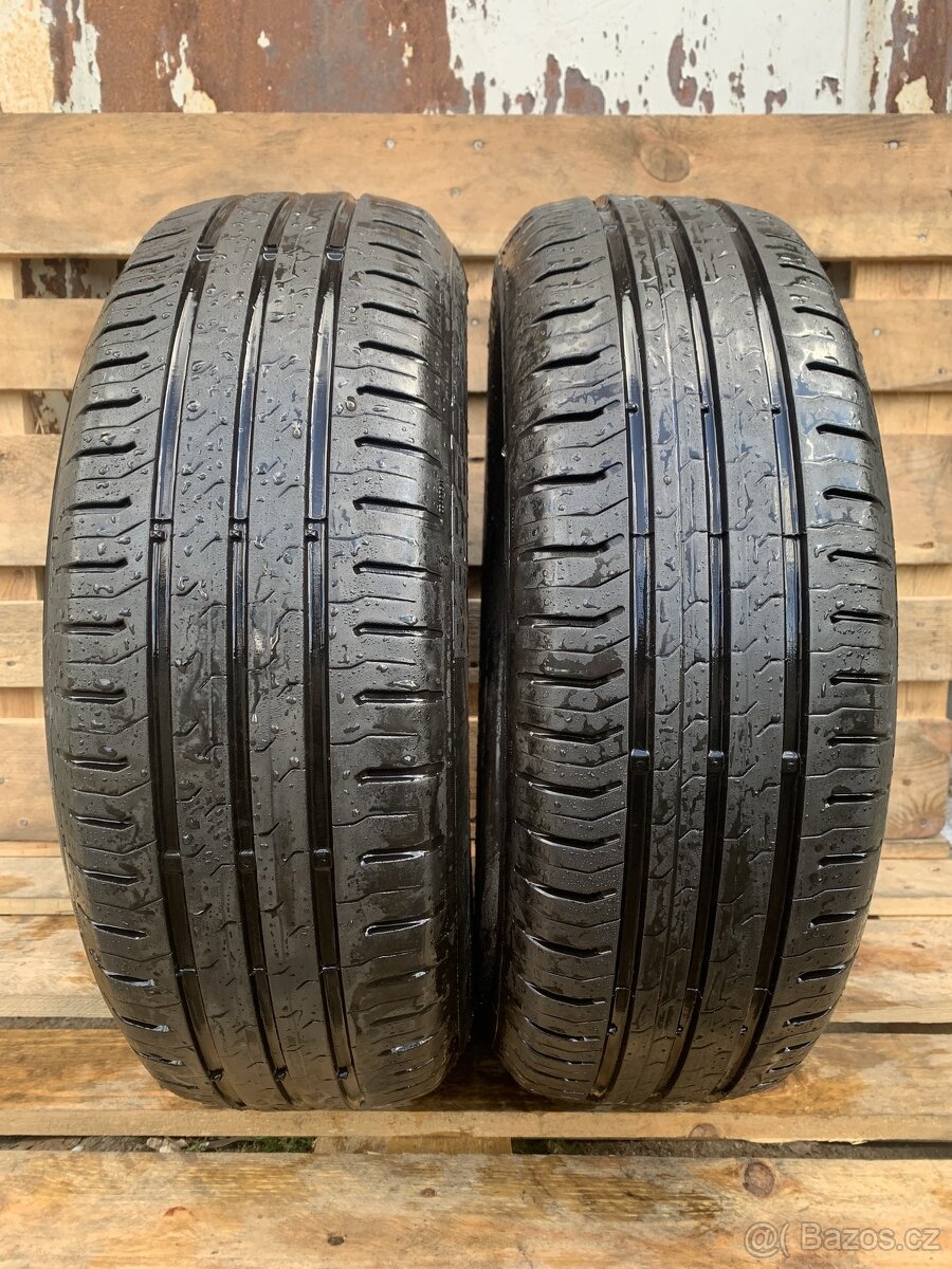 2ks 195/65/15 Continental/2018/91V/letní pneu 6.8m