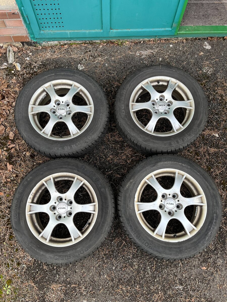ALU disky Rial 6,5Jx16 ET38, rozteč 5x114,3 včetně pneu