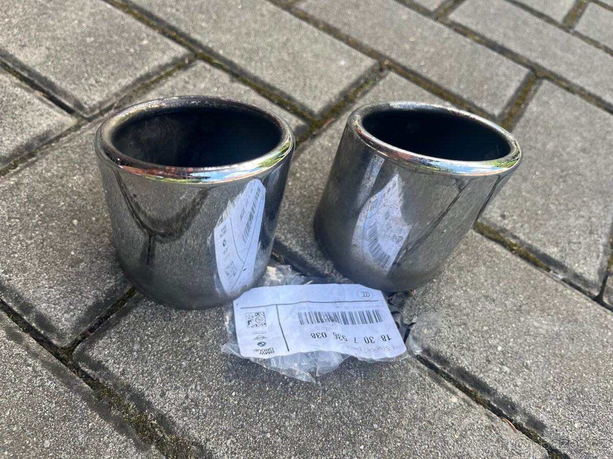 Koncovky výfuku BMW - originál
