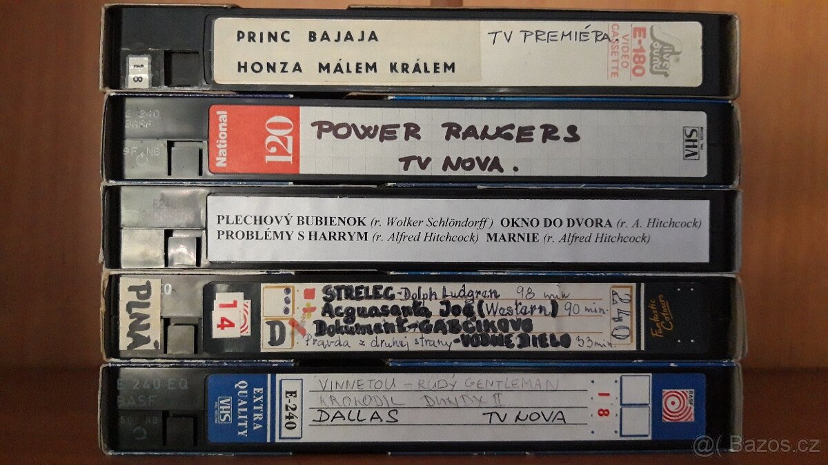 VHS Videokazety