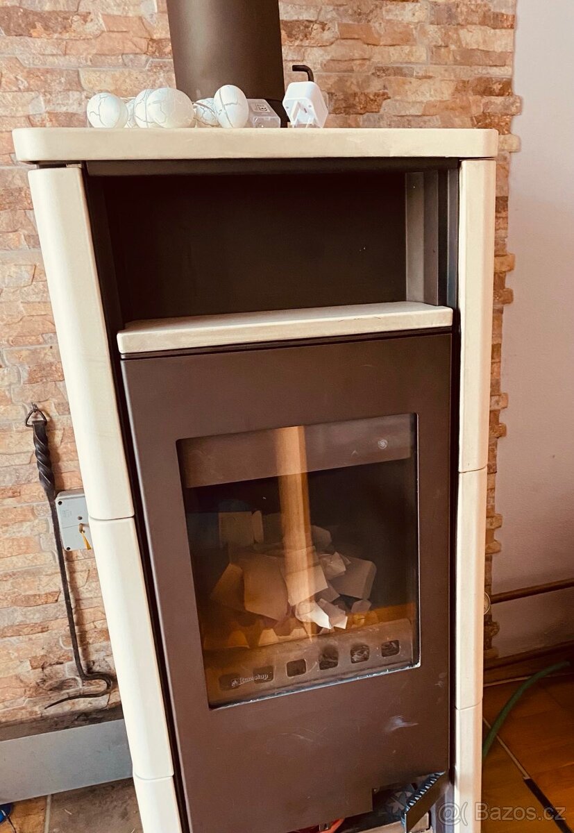 Nabízím krbové kamna ROMOTOP + akumulační nádrž