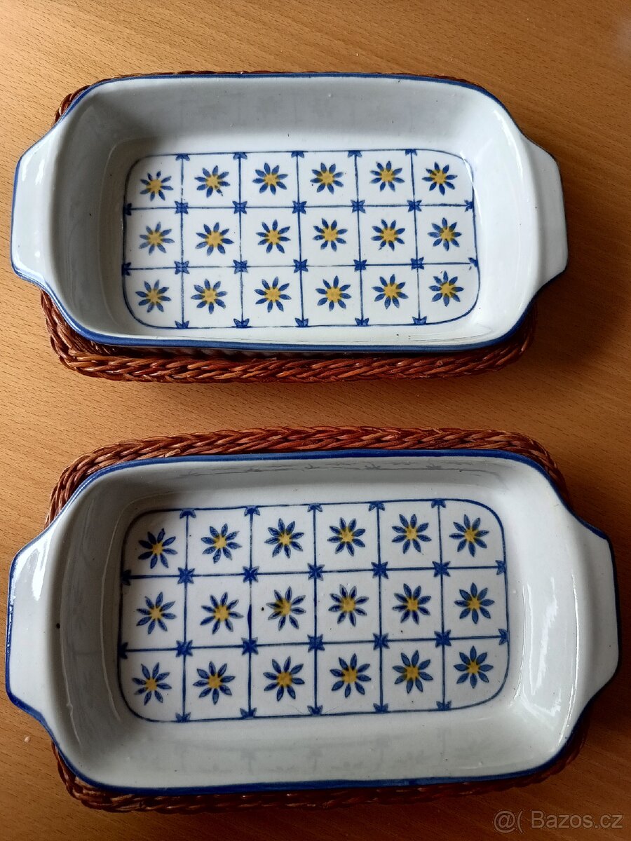 Porcelánové misky s ošatkou