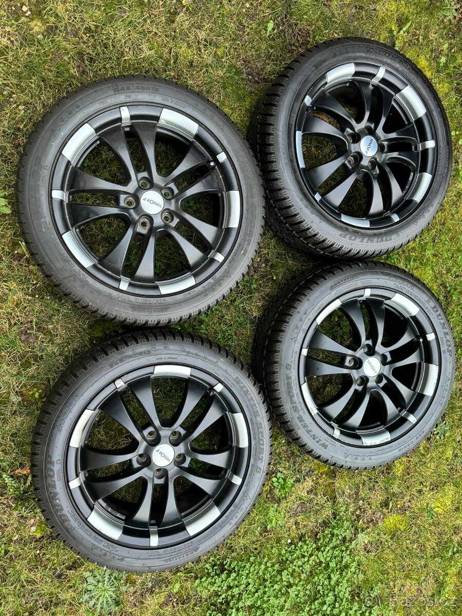 Prodám zimní sadu kol 245/45 R18 vhodné na Mercedes Benz V