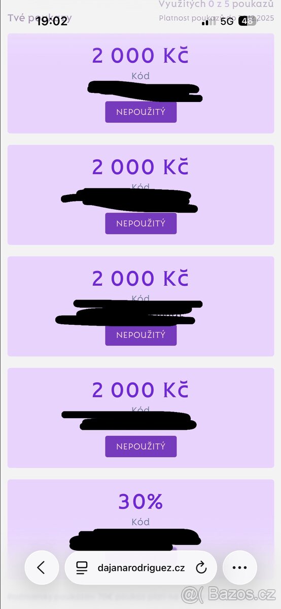 Poukázky DajanaRodriguez