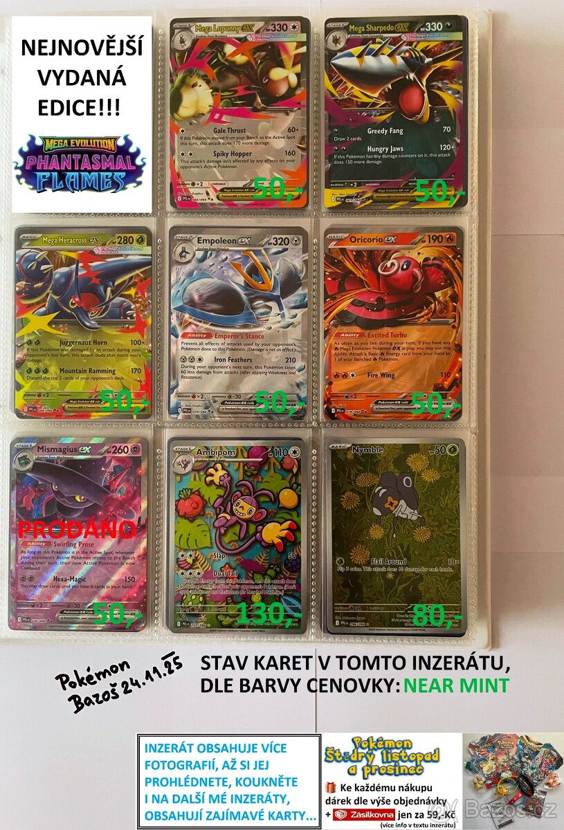 KUSOVÉ KARTY TCG POKÉMON (ORIG. KARTY) (1)