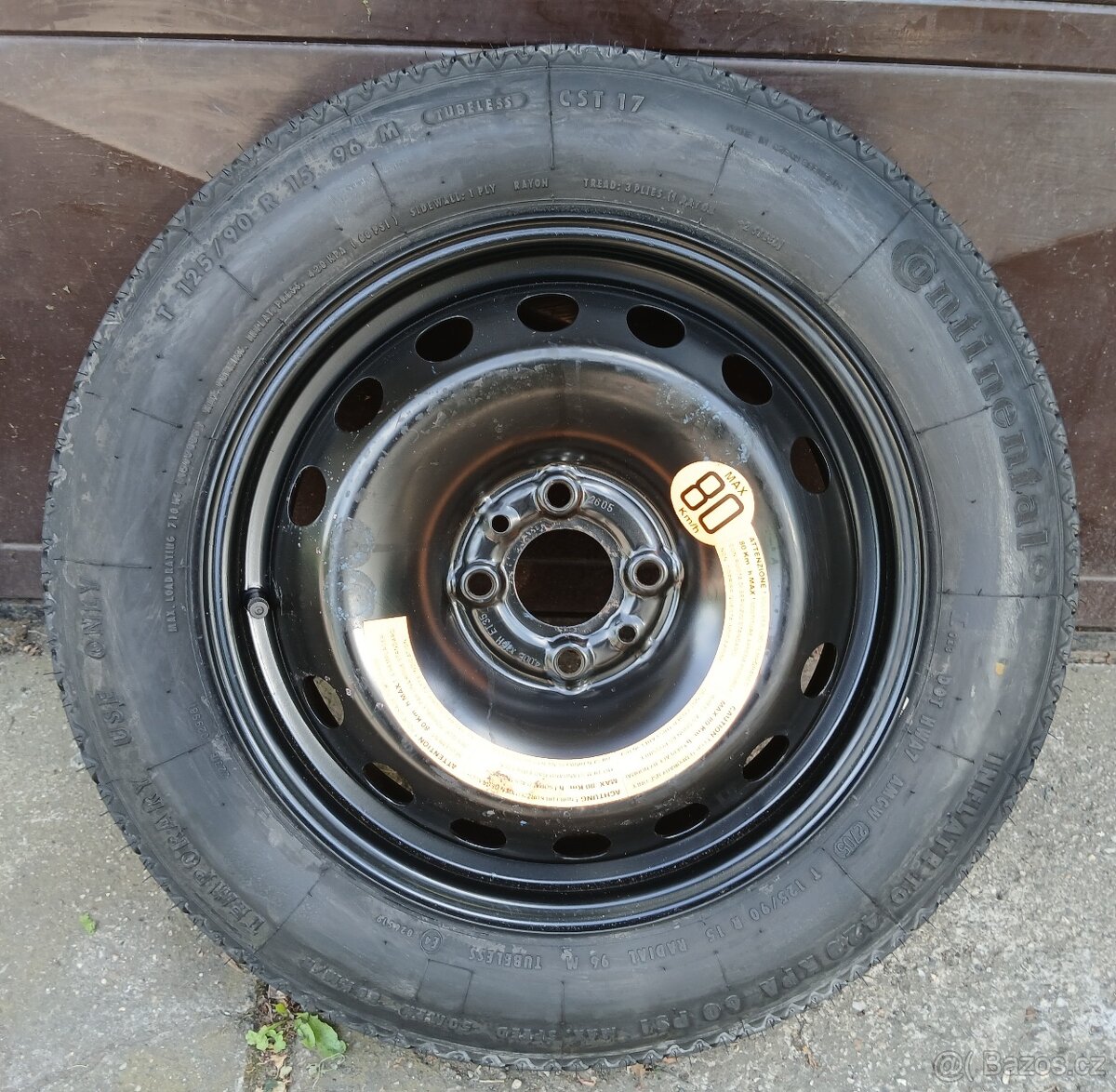 dojezdové kolo, rezerva 4x98 r15 Fiat