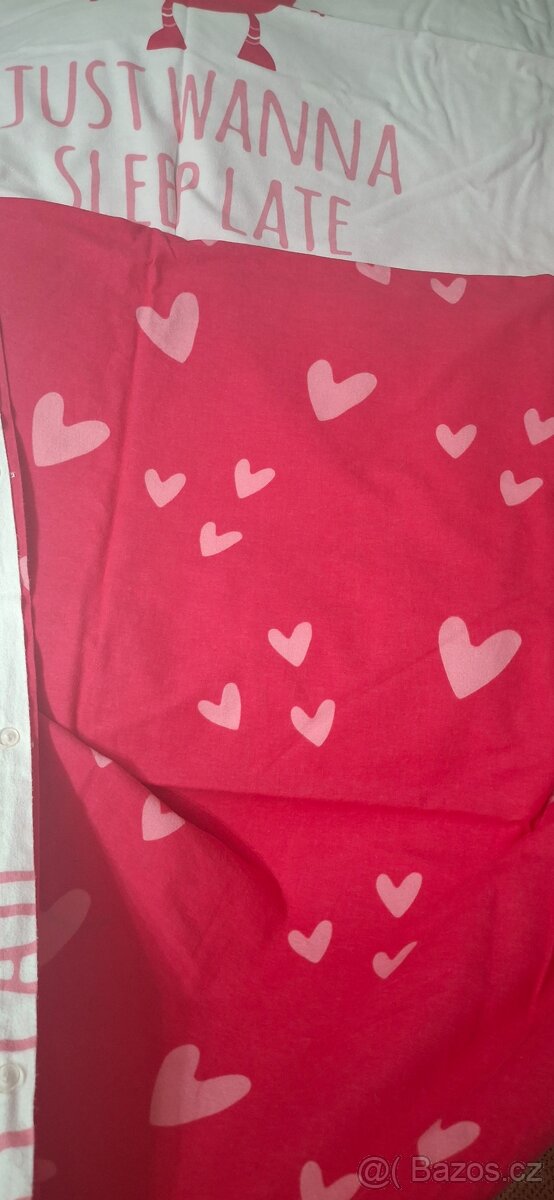 Dětské, dívčí povlečení 140x200 a 70x90 flanel